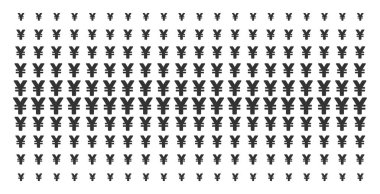 Yen şekli yarı ton dizi