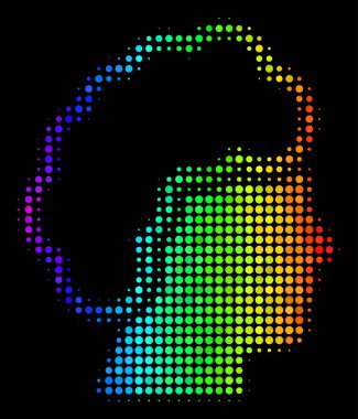 Parlak piksel sarışın profili simgesinin