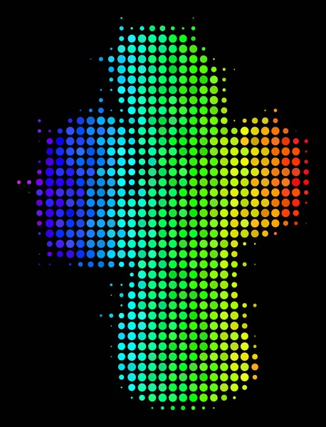 Піктограма спектру Dot Cacti — стоковий вектор