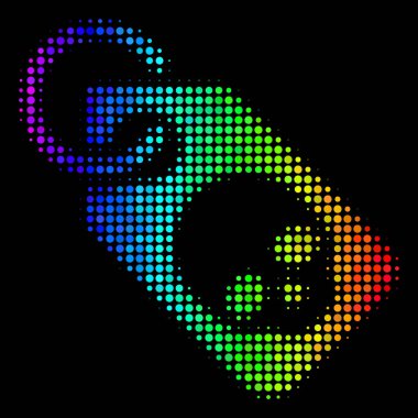 Parlak piksel ölüm kafatası bir ses etiketi simgesi