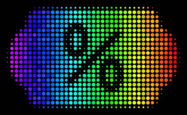 Parlak piksel indirim etiketi simgesi