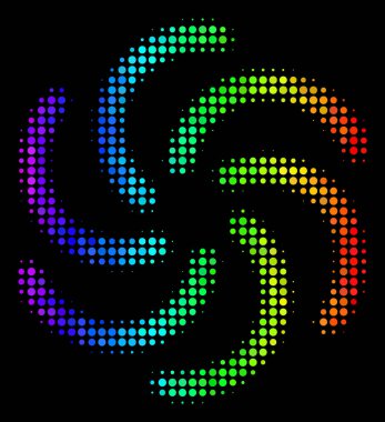 Renkli noktayı Galaxy simgesi