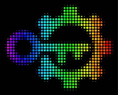 Parlak nokta anahtar seçenekleri simgesi