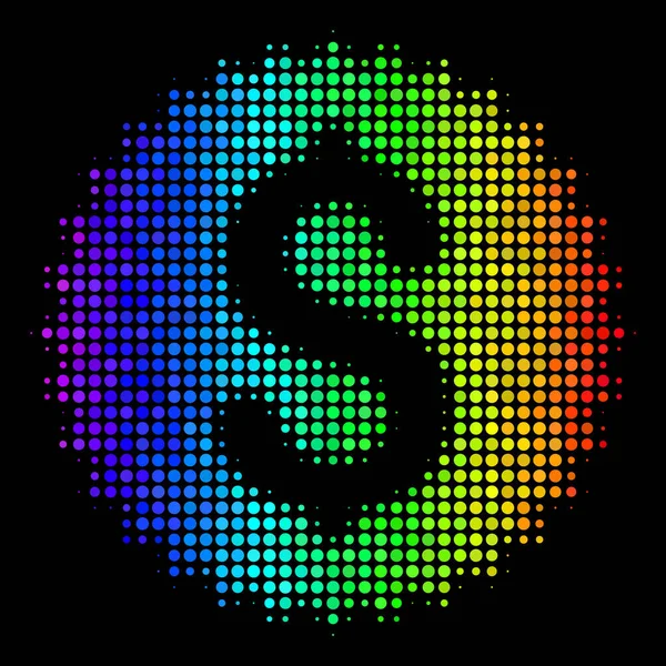 Ikonę aprobaty finansowe kolorowych pikseli — Wektor stockowy
