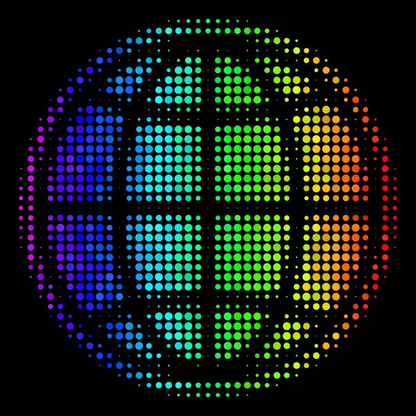 Spectrum Dot Internet Icon — Stock Vector