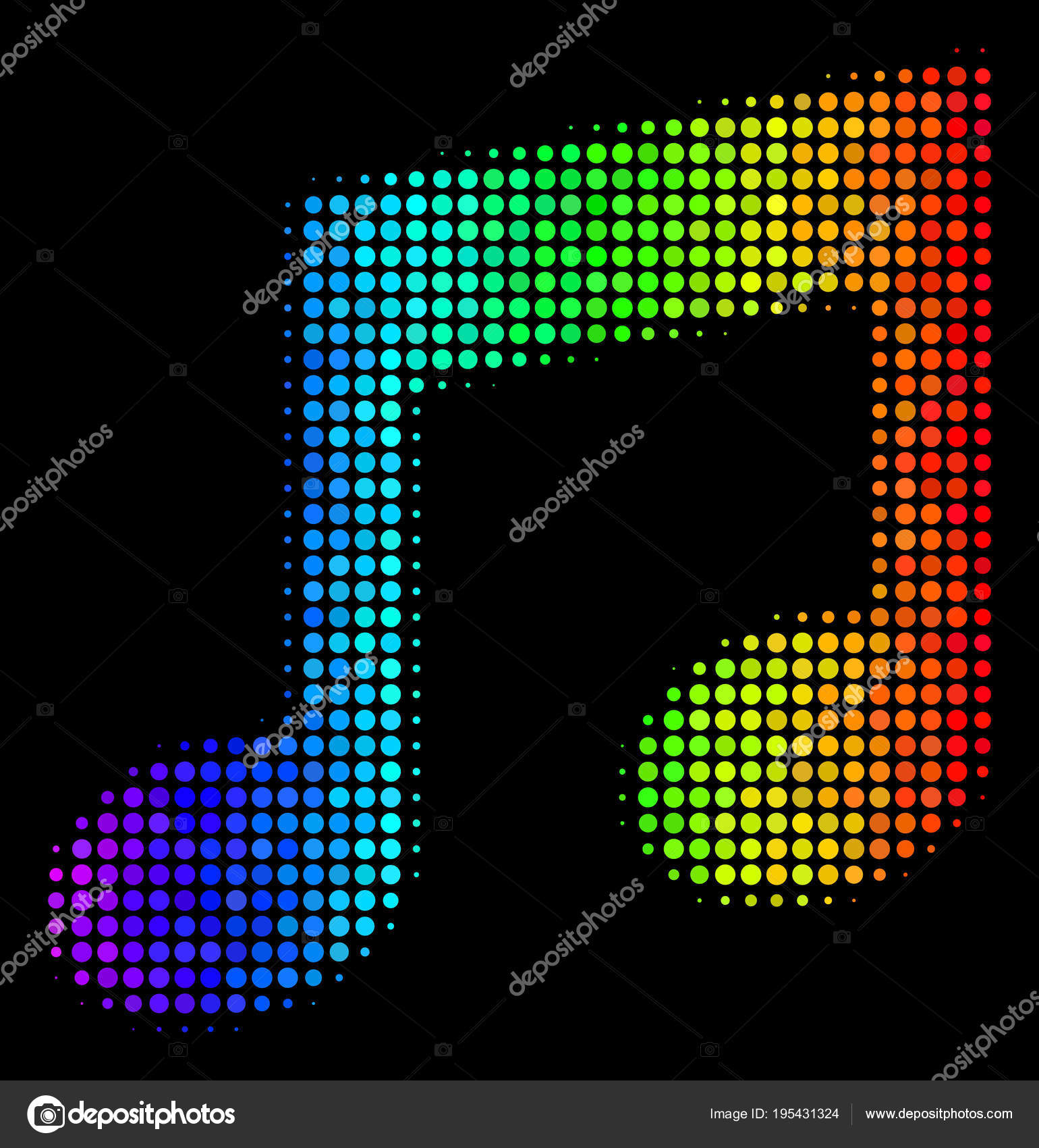 Couleur arc en ciel Pixel Notes de musique Ic ne image Couleur arc en ciel Pixel Notes de musique Ic ne image