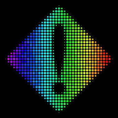 Parlak noktalı sorun simgesi