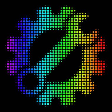 Parlak nokta hizmet araçlar simgesi