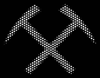 Beyaz Pixelated incelemesi çekiç simgesi