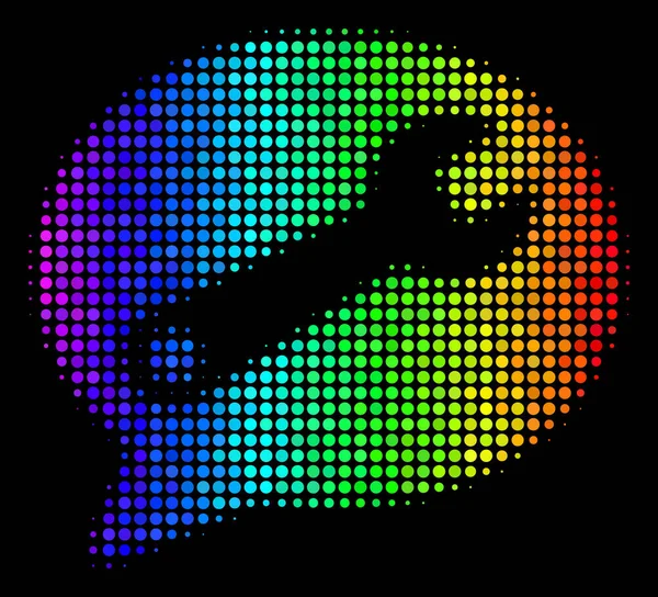 Icono de mensaje de servicio de píxel brillante — Archivo Imágenes Vectoriales