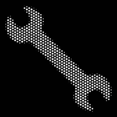 Beyaz piksel Wrench kutsal kişilerin resmi