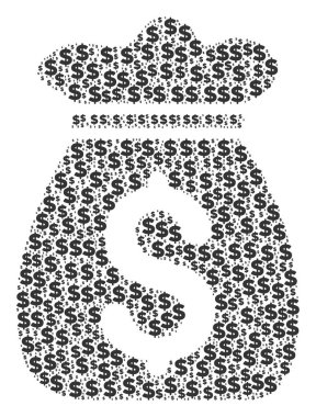 Para çantası bileşimi dolar ve noktalar