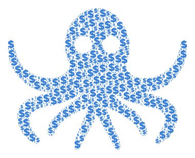 Ahtapot kolaj Doları ve noktalar