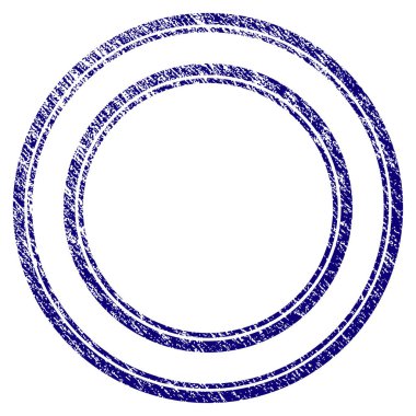 Grunge dokulu çift daire çerçeve