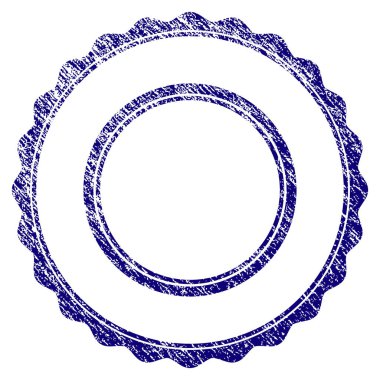 Grunge Çift Kişilik rozet dairesel çerçeve dokulu