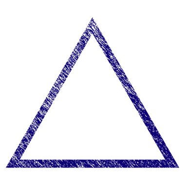 Grunge dokulu üçgen çerçeve