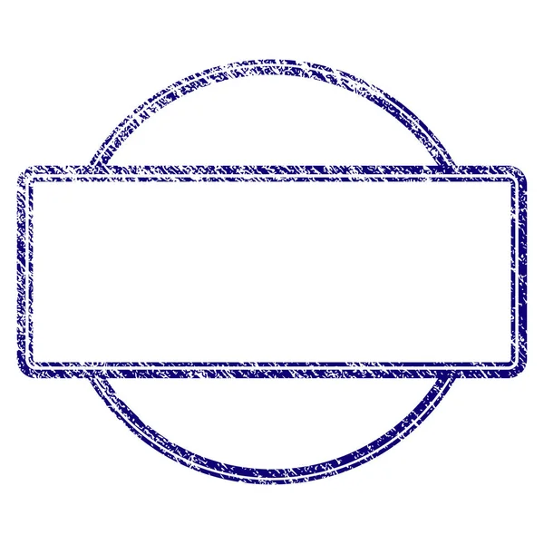 Grunge texturizado duplo redondo e retângulo quadro —  Vetores de Stock