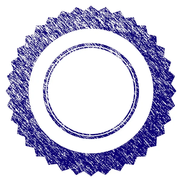 Grunge texturou Rosette Těsnicí rám — Stockový vektor