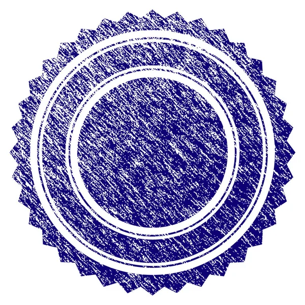 Grunge getextureerde ronde rozet Seal — Stockvector