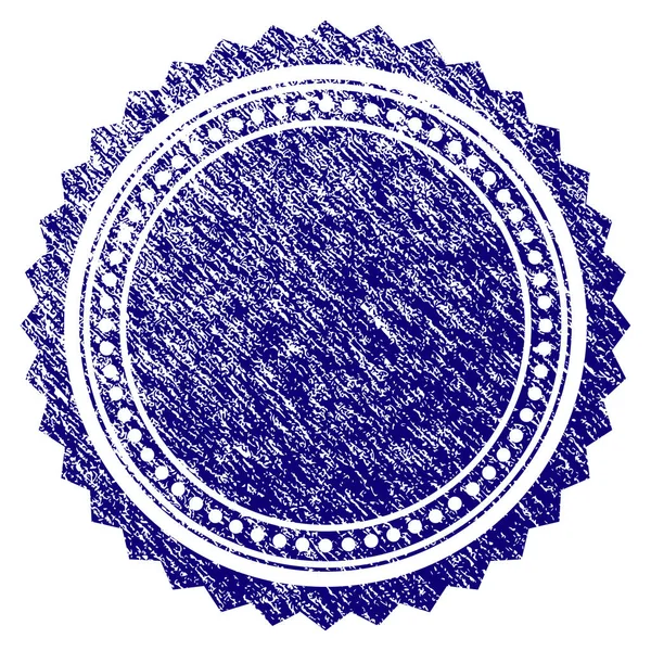 Grunge textura redondo roseta sello — Archivo Imágenes Vectoriales