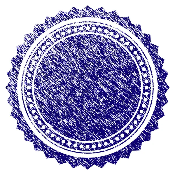 Grunge getextureerde ronde rozet Seal — Stockvector