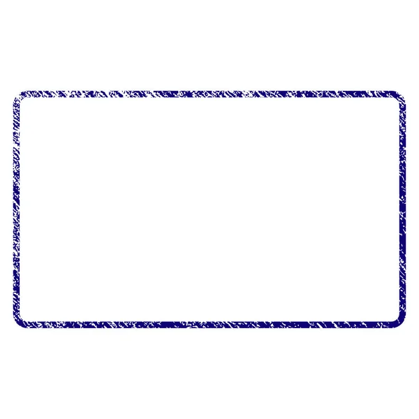 Grunge Cadre rectangulaire arrondi texturé — Image vectorielle
