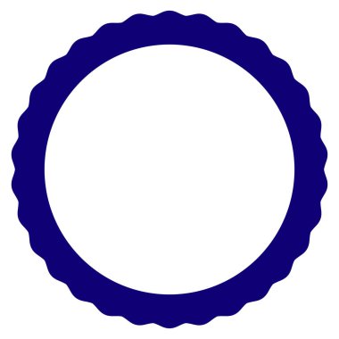 Sertifika rozet dairesel çerçeve şablon