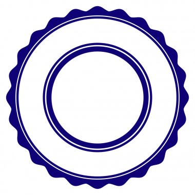 Çift Kişilik rozet dairesel çerçeve şablon