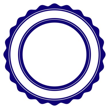 Çift Kişilik rozet dairesel çerçeve şablon