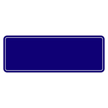 Dolu yuvarlak dikdörtgen şablon çerçeveli