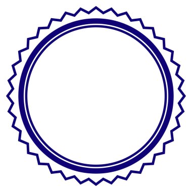 Rozet mühür çerçeve şablon