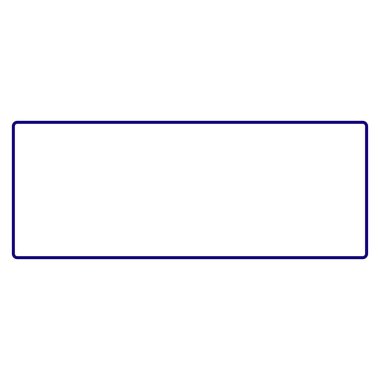 Yuvarlatılmış dikdörtgen çerçeve şablon