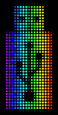 Spektral renkli piksel Usb birden parlamak götürmek kutsal kişilerin resmi