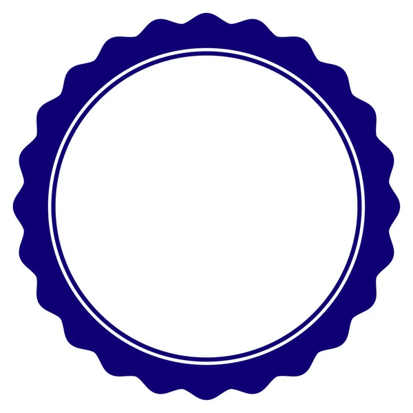 Šablona certifikátu kruhový rám Rosette — Stockový vektor