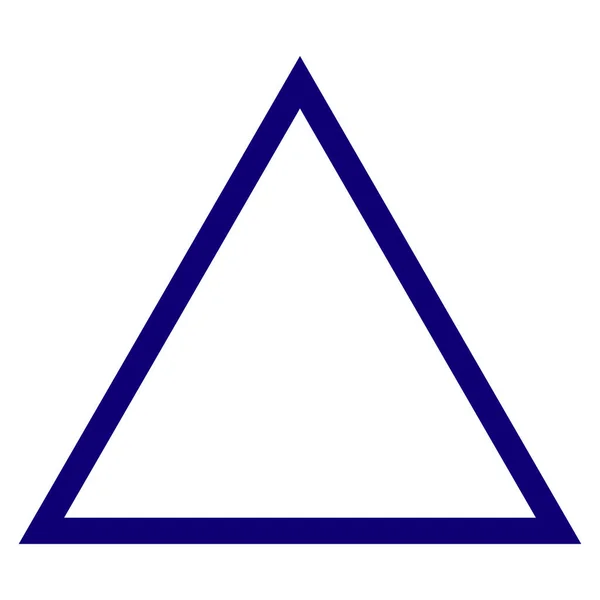 Trojúhelník rámu šablona — Stockový vektor