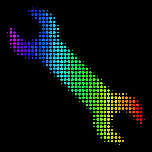 Яскрава піксельна піктограма ключа — стоковий вектор