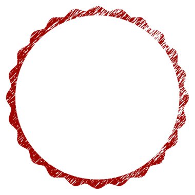 Sıkıntılı dokulu sertifika rozet dairesel çerçeve