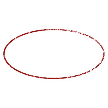 Sıkıntı dokulu elips çerçeve