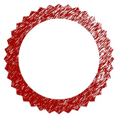 Grunge dokulu rozet mühür çerçeve