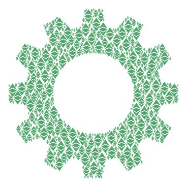 Ethereum klasik simgeler bileşimi dişli