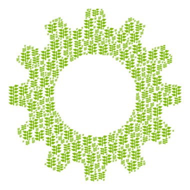 COG kompozisyon Flora Bitki simgeler