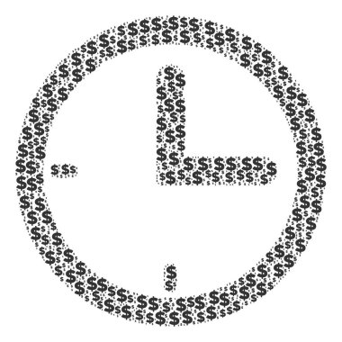 Zaman kompozisyon Doları ve noktalar