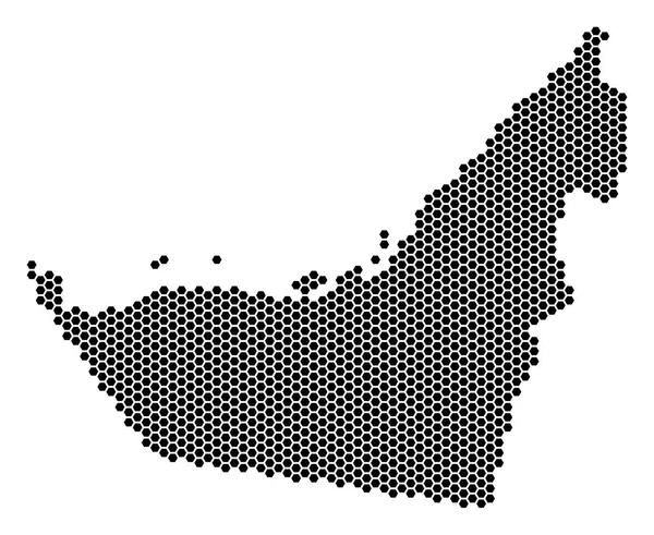 Carte des Emirats Arabes Unis — Image vectorielle