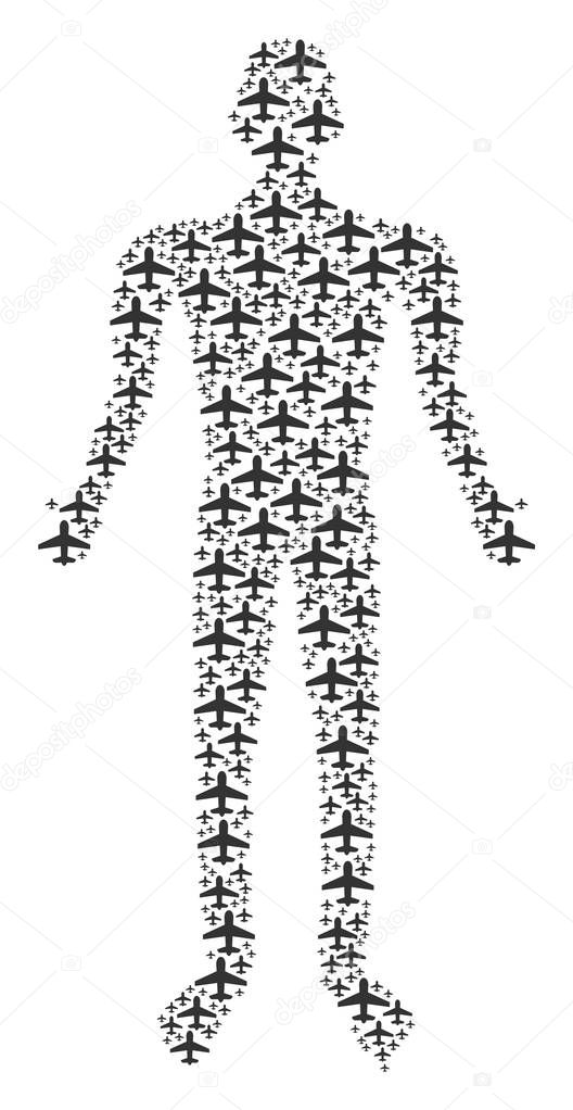 Airplane Man Figure