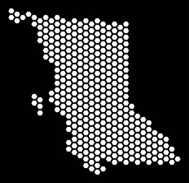 Hex-kiremit British Columbia eyaletinde harita