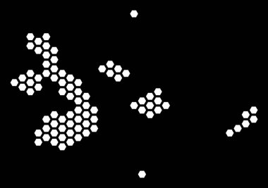 Altıgen Galapagos Adaları Haritası