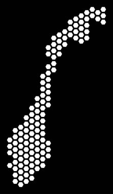 Altıgen Norveç Haritası