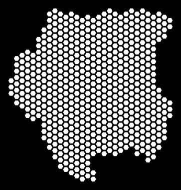 Hex-kiremit Surinam Haritası