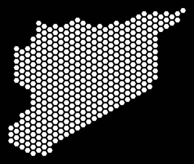 Altıgen Suriye Haritası