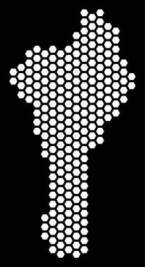 Petek Benin Haritası